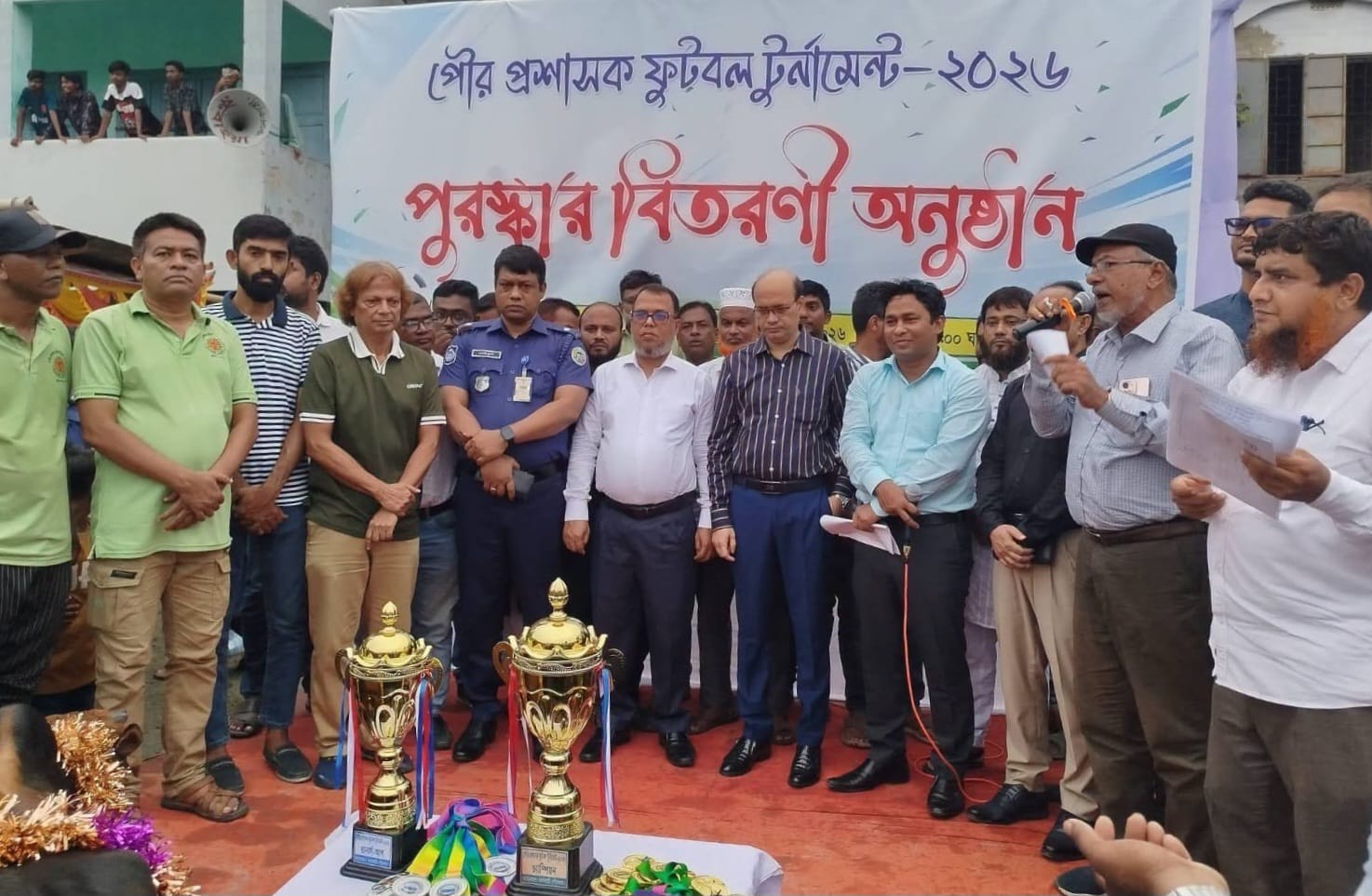 ঝালকাঠি পৌর প্রশাসক ফুটবল টুর্নামেন্ট-২০২৬: ফাইনাল ম্যাচ ও পুরস্কার বিতরণী সম্পন্ন